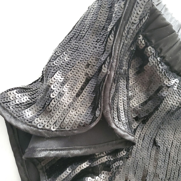 Guess Matte Sequined Mini Shorts - Picture 5 of 6